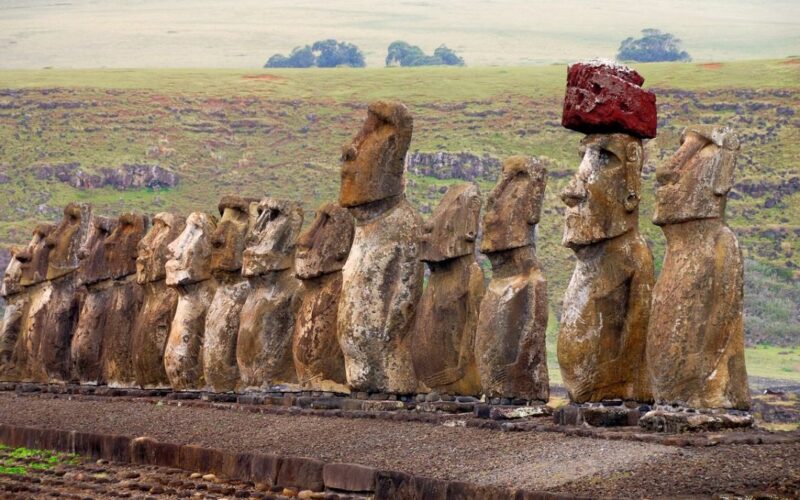 The Easter Island Moai