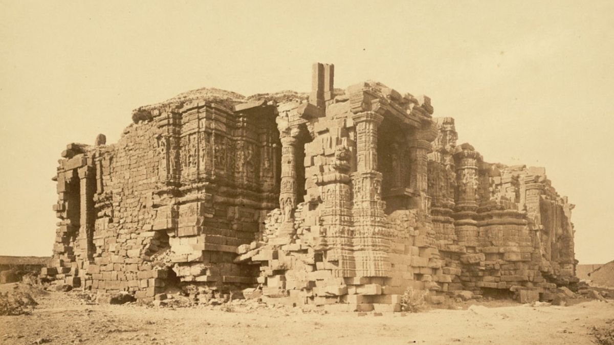 The Somnath temple was first attacked by Muslim Turkic invader Mahmud of Ghazni.