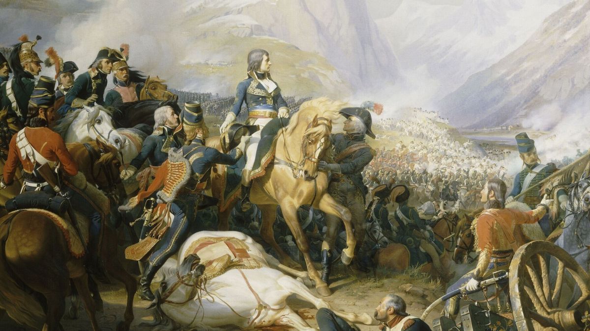 Napoleon at the Battle of Rivoli